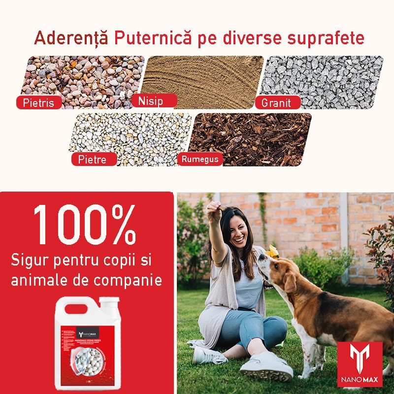 PRO Adhesive Fixing Stones, Binds and Stabilizes Decorative Stones, Nanomax, 5L