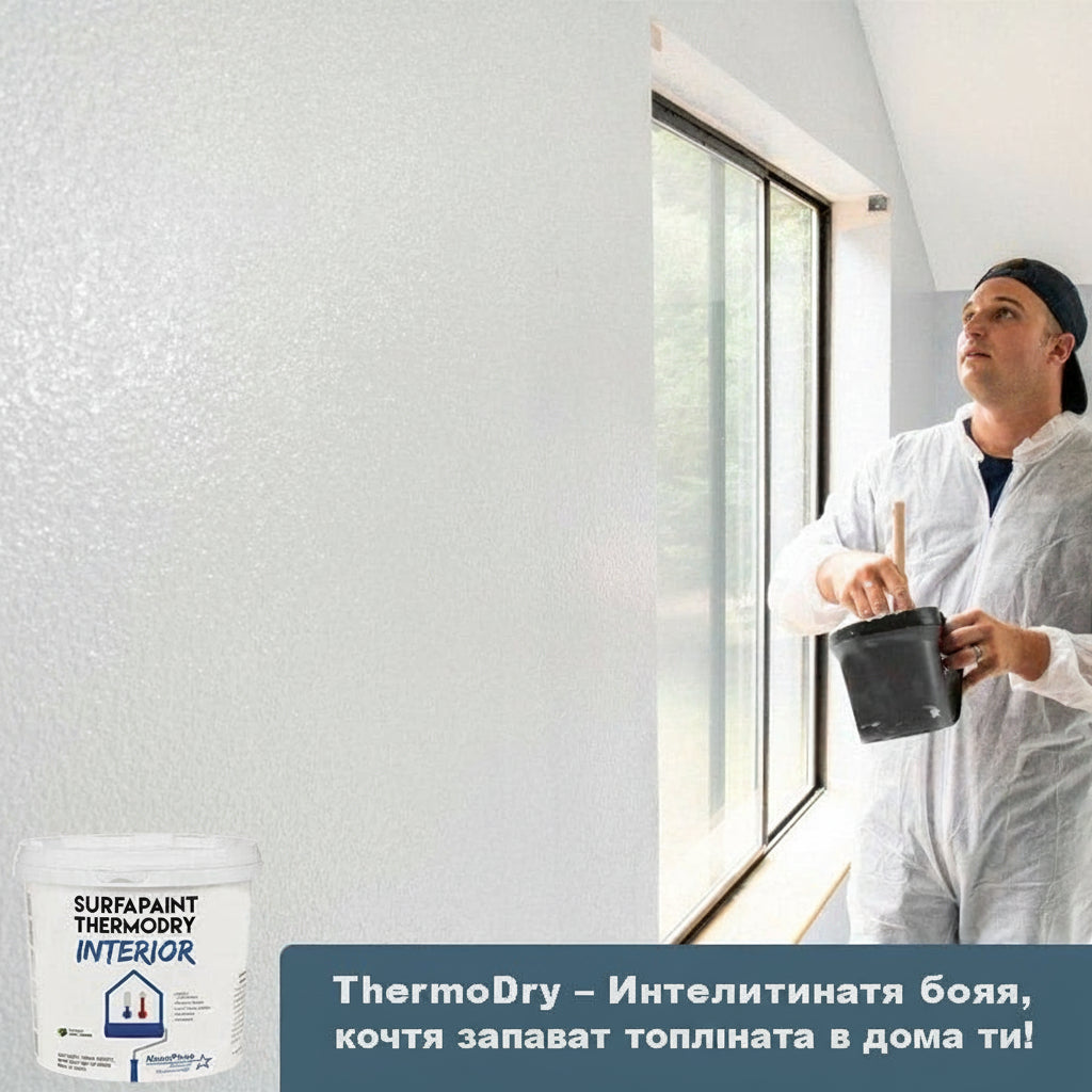 Vopsea Termoizolantă Interior Nano SurfaPaint ThermoDry Alba 10L - Nanomax