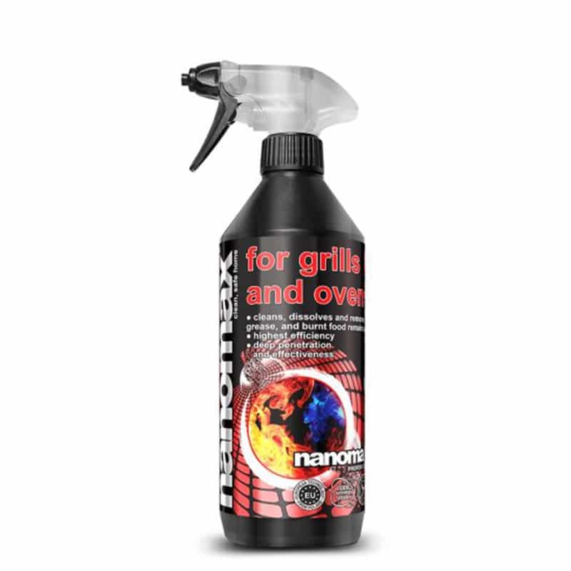 Detergent Funigine si Grasimi Aragaz, Solutie Profesionala pentru curatarea aragazelor, cuptoarelor, gratarelor petelor de ulei de pe pavaj si piatra, Nanomax