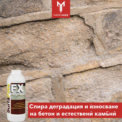 Затврдвател за повреди или шлифоване на бетон, стабилизатор, SurfaPore FX WB, NanoPhos 1L