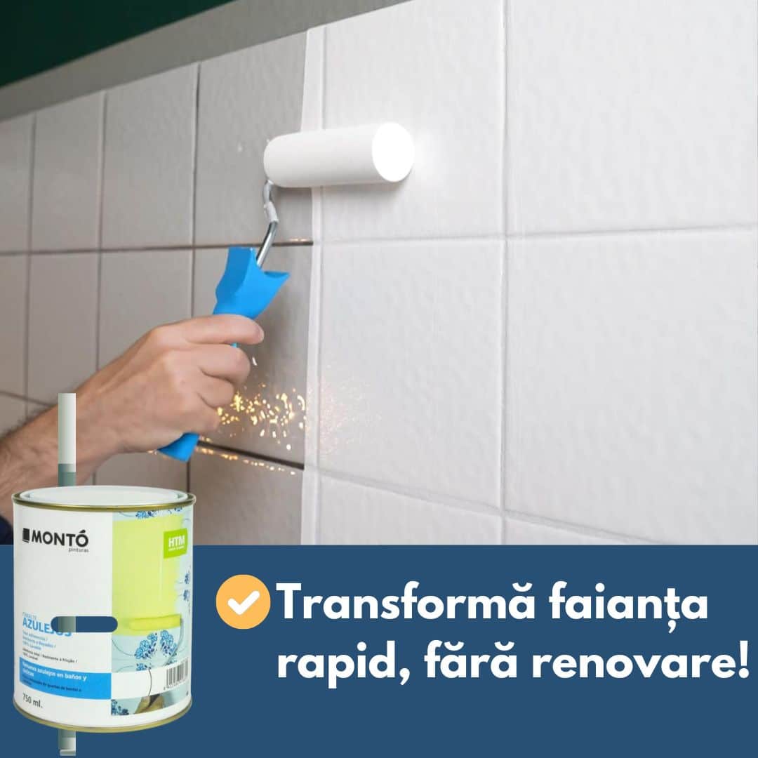 Polyurethane-based Tile Paint - Maximum Resistance &amp; Perfect Adhesion, Monto, 750 ml