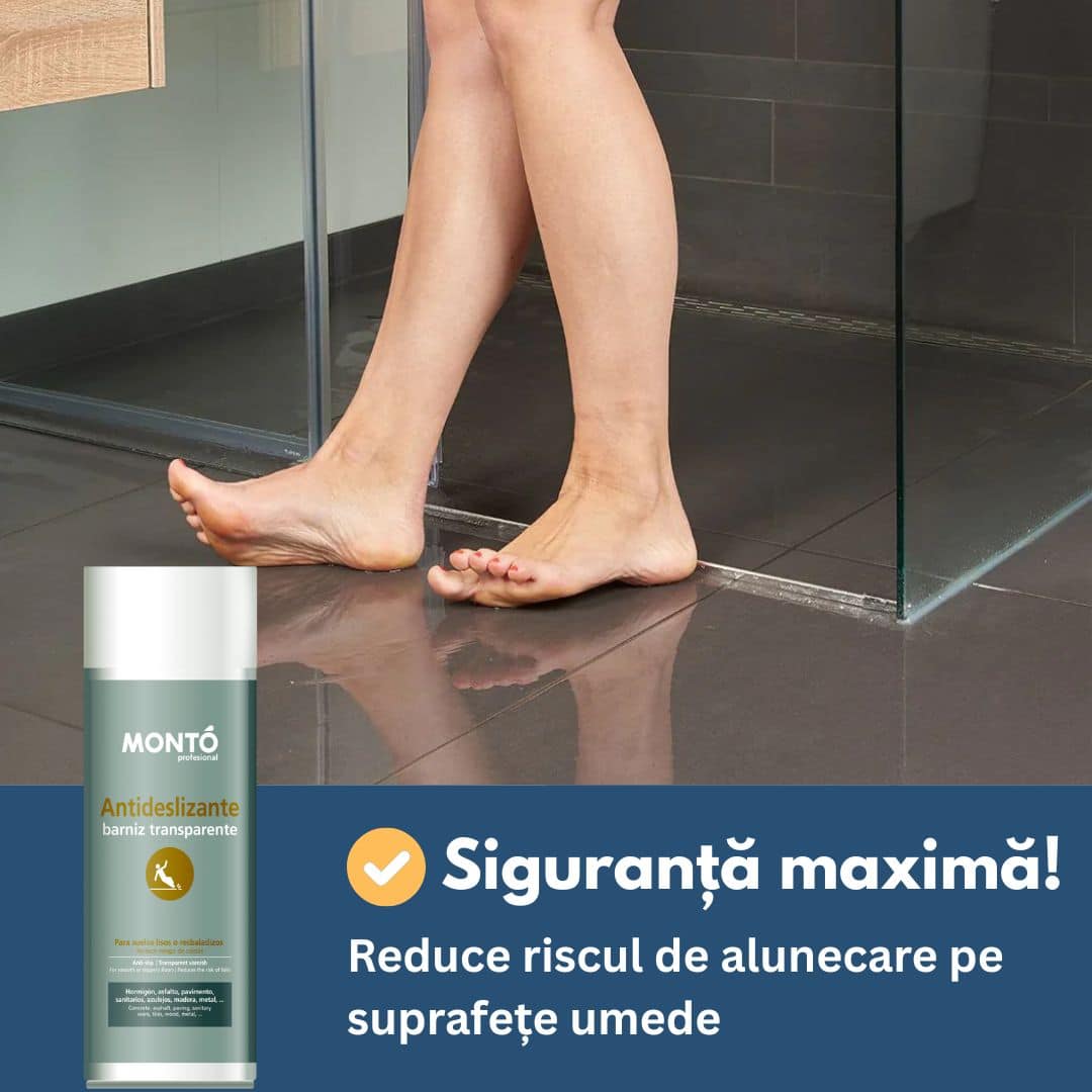 Monto Spray 400ml – Protecție Antiderapantă pentru Piatra, Gresie și Trepte, Uz Interior și Exterior