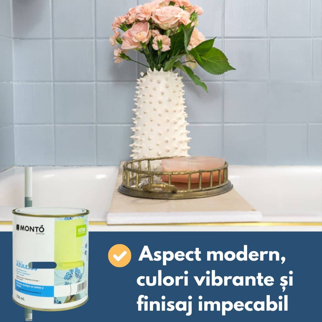 Polyurethane-based Tile Paint - Maximum Resistance &amp; Perfect Adhesion, Monto, 750 ml