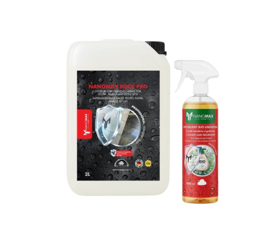 Kit Protecție Curatare Piatra Pavaj NanoMax ROCK PRO - Nanomax