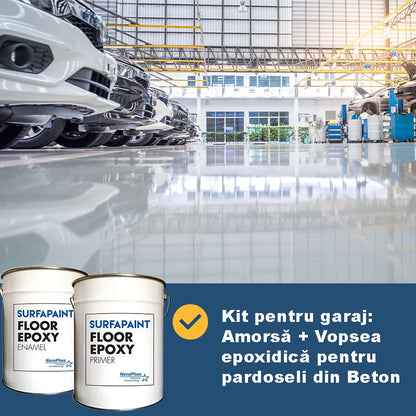 Garage Floor Epoxy Kit - Primer and Paint 6 KG | Resistance and Protection