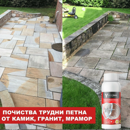 Препарат за почистване на камъни и павета