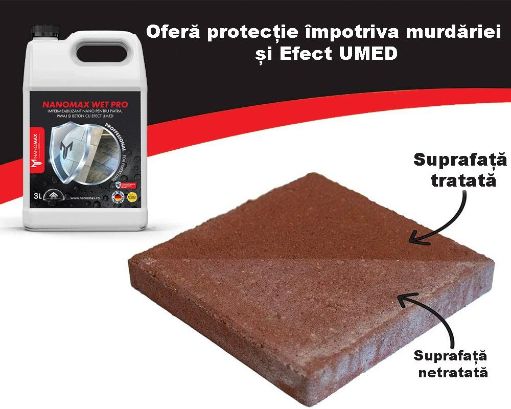 Impermeabilizant NanoMax Wet Pro 3L – Efect Umed și Protecție pentru Piatră Naturală și Beton