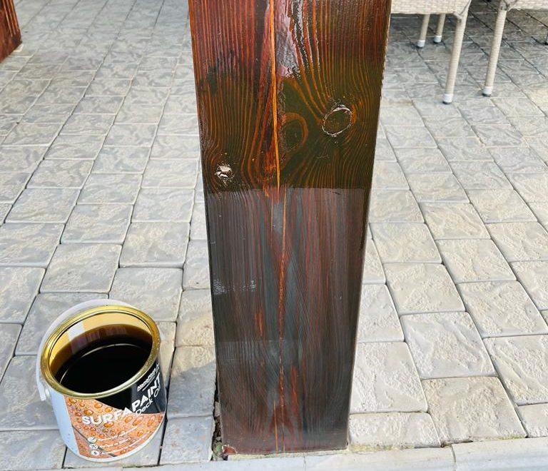 Wood Impregnating Oil, Interior/Exterior Solution, Natural Shine Effect, 2.5 L NanoPhos