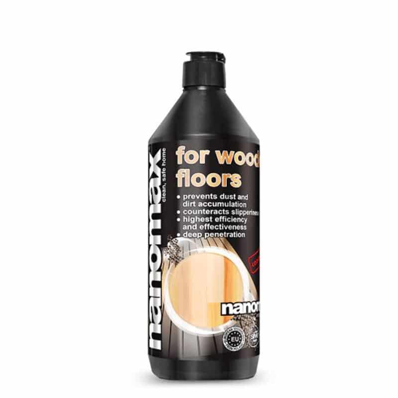 Detergent Wooden surfaces, Professional solution for cleaning wooden floors, Nanomax