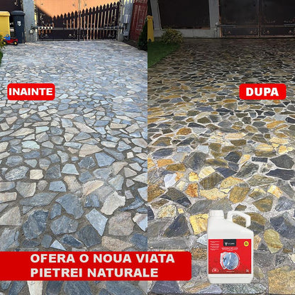 Soluție Efect Umed pentru Piatră Naturală, Granit și Travertin NanoMax 3L - Protecție Intensă și Luciu Durabil
