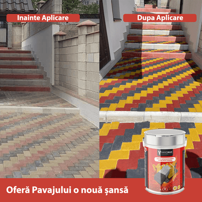 Vopsea pentru Pavaj si Beton, Protectie Hidrofoba, UV si Pete, NanoMax