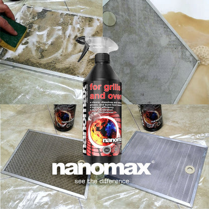 КОМПЛЕКТ ЗА КУХНЯ, Професионален препарат за почистване на котлони, фурни, грил 500 мл + Декалцификатор и дезинфектант за кафеварки, чайници, съдомиялни, мивки, вани 1 л