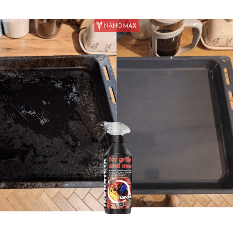 ПРЕМИУМ КОМПЛЕКТ за дома, Професионален препарат за почистване на котлони, фурни, грил 500 мл + Професионален препарат за стъкло и неръждаема стомана 500 мл