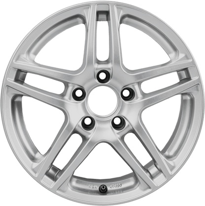 Jantă metalică argintie detaliu finisaj protecție Nanomax.