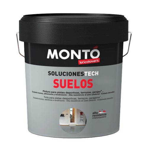 PREMIUM acrylic paint for GARAGE, ideal for Cement, Concrete, Sports Fields, GREY, Monto, 4L