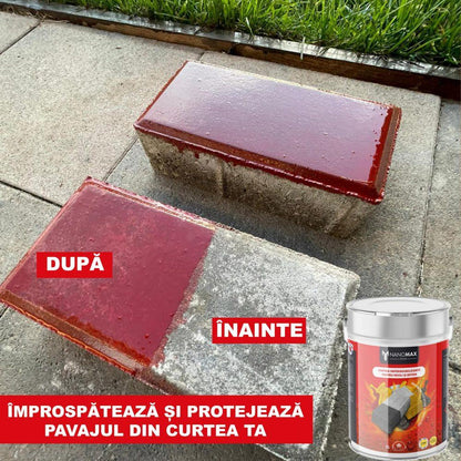 Vopsea pentru Pavaj si Beton, Protectie Hidrofoba, UV si Pete, NanoMax