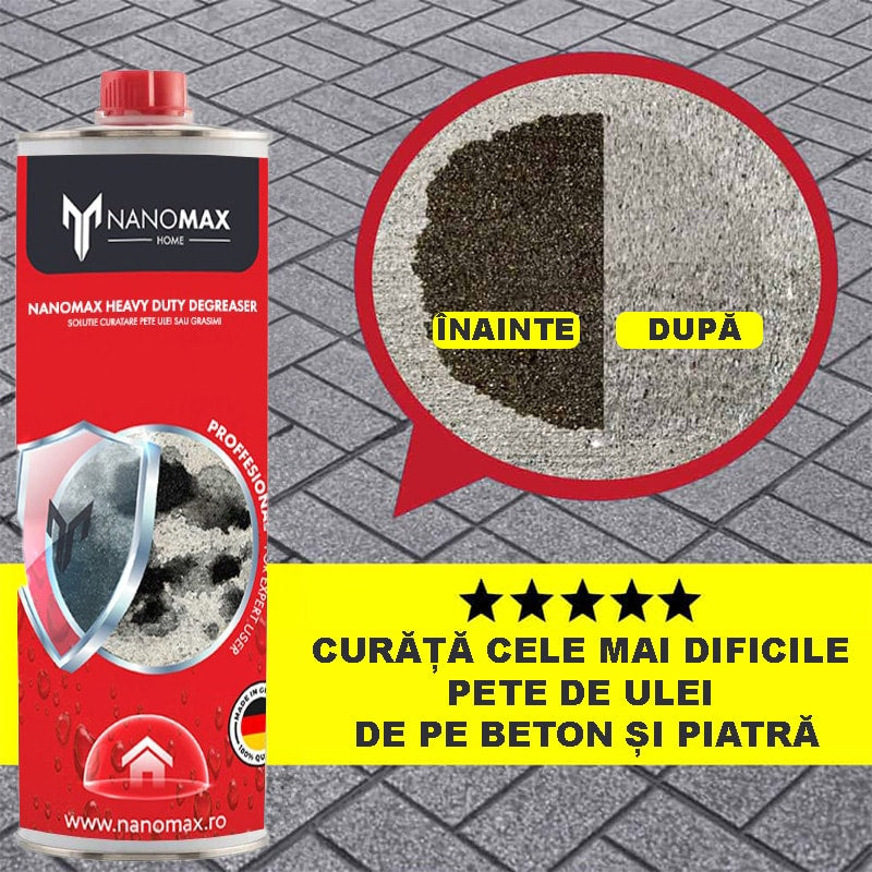 What do you use to remove oil stains from pavers?