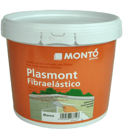 KIT Elastic pentru Reparații Crăpături Beton, Tencuială, Lemn și Plastic – cu Fibră de Sticlă | Monto 750ml