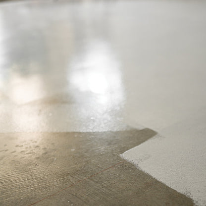 Self-leveling polyaspartic paint with polyaspartic elastomer, SurfaDurTM F, Nanophos