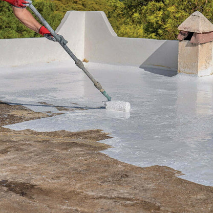 Self-leveling polyaspartic paint with polyaspartic elastomer, SurfaDurTM F, Nanophos