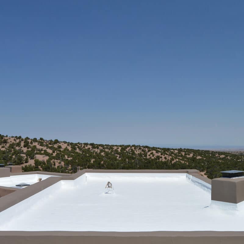 Exterior Waterproofing Paint, fibrous, 100% acrylic, with waterproof elastomer, Hellas Cool White, SurfaPaint™ 10L