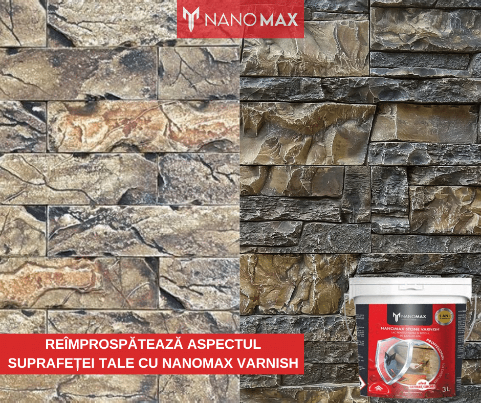 Stone / Concrete / Sandstone Lacquer, Nano Waterproofing, Glossy/Satin Effect, NANOMAX