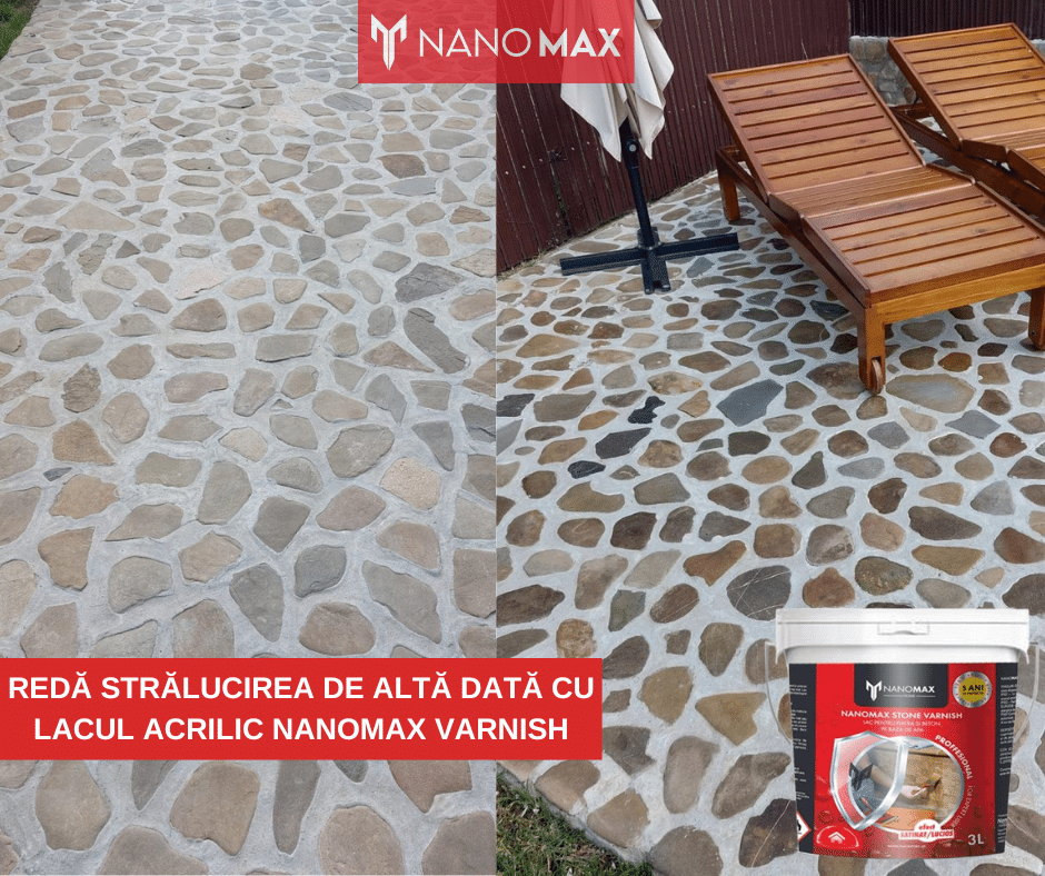 Stone / Concrete / Sandstone Lacquer, Nano Waterproofing, Glossy/Satin Effect, NANOMAX