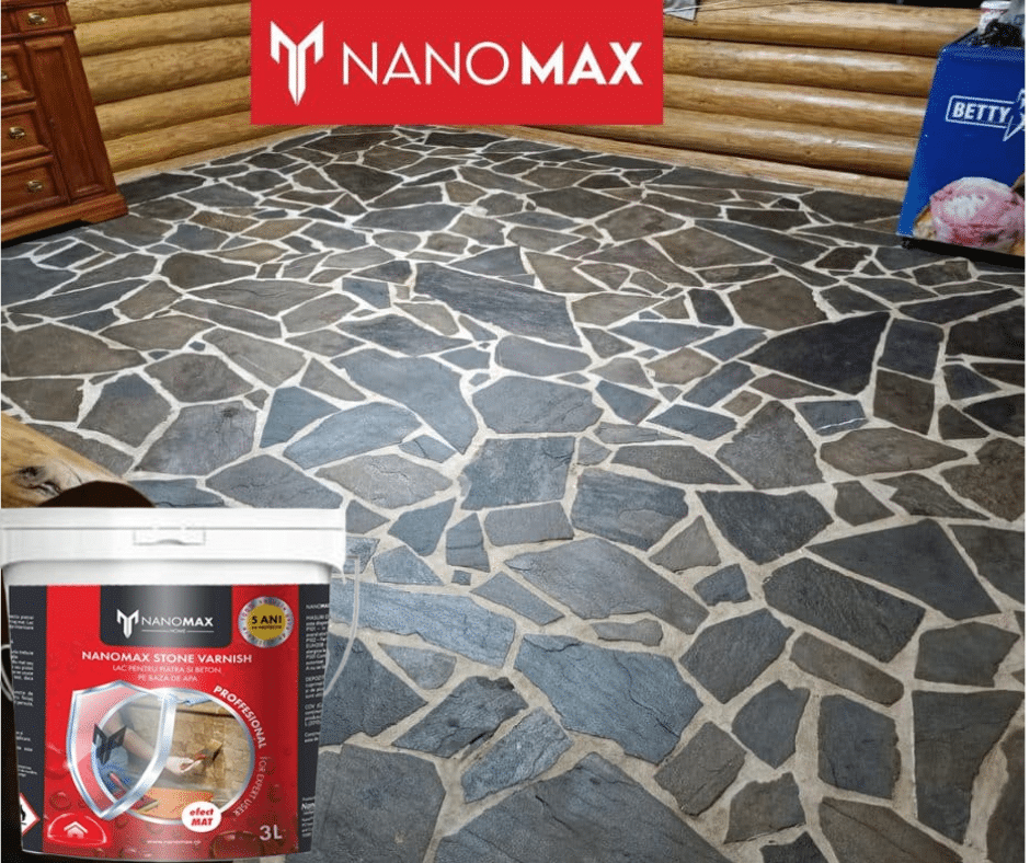 Concrete and Stone Lacquer, Matte Effect, Nano Protection Waterproofing, NANOMAX